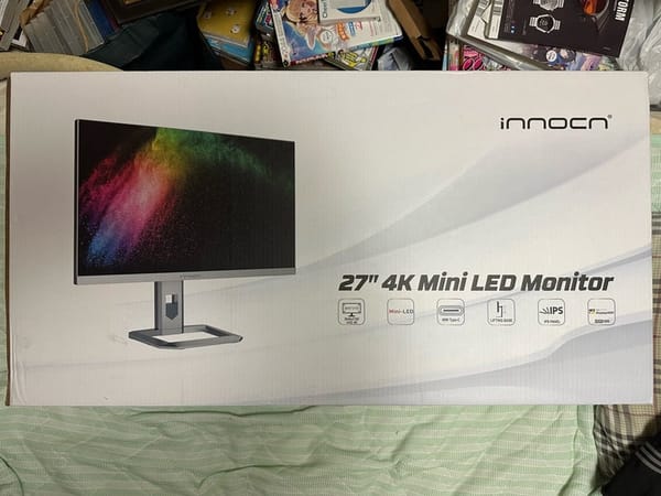 【開封の儀】INNOCN 27M2Vをお迎えしました！