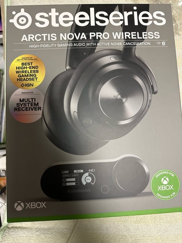 【開封の儀】SteelSeries Arctis Nova Pro Wireless