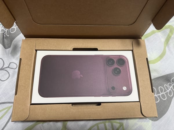 【開封の儀】iPhone18 Pro Maxをお迎えしました！その１